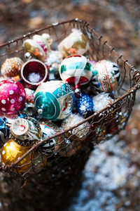 Glass Holiday Ornaments