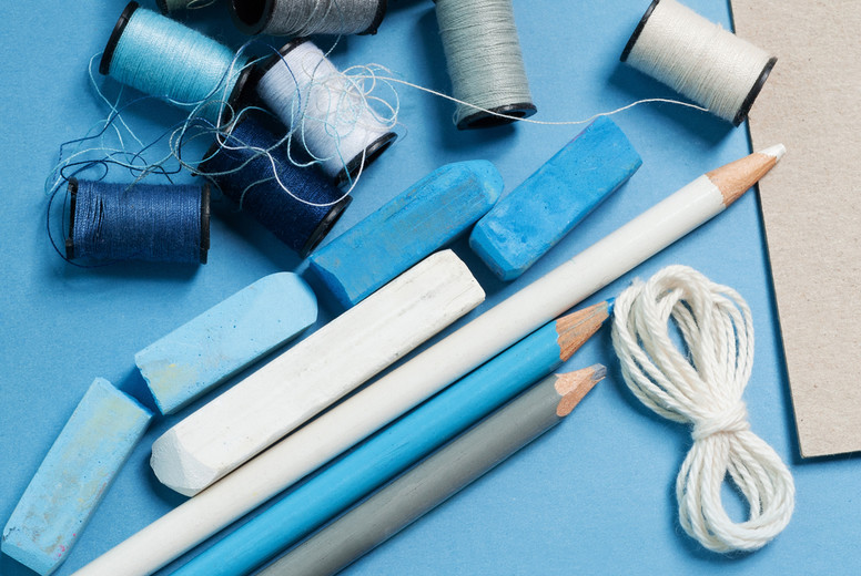 Blue Art Box stock photo (158786) YouWorkForThem