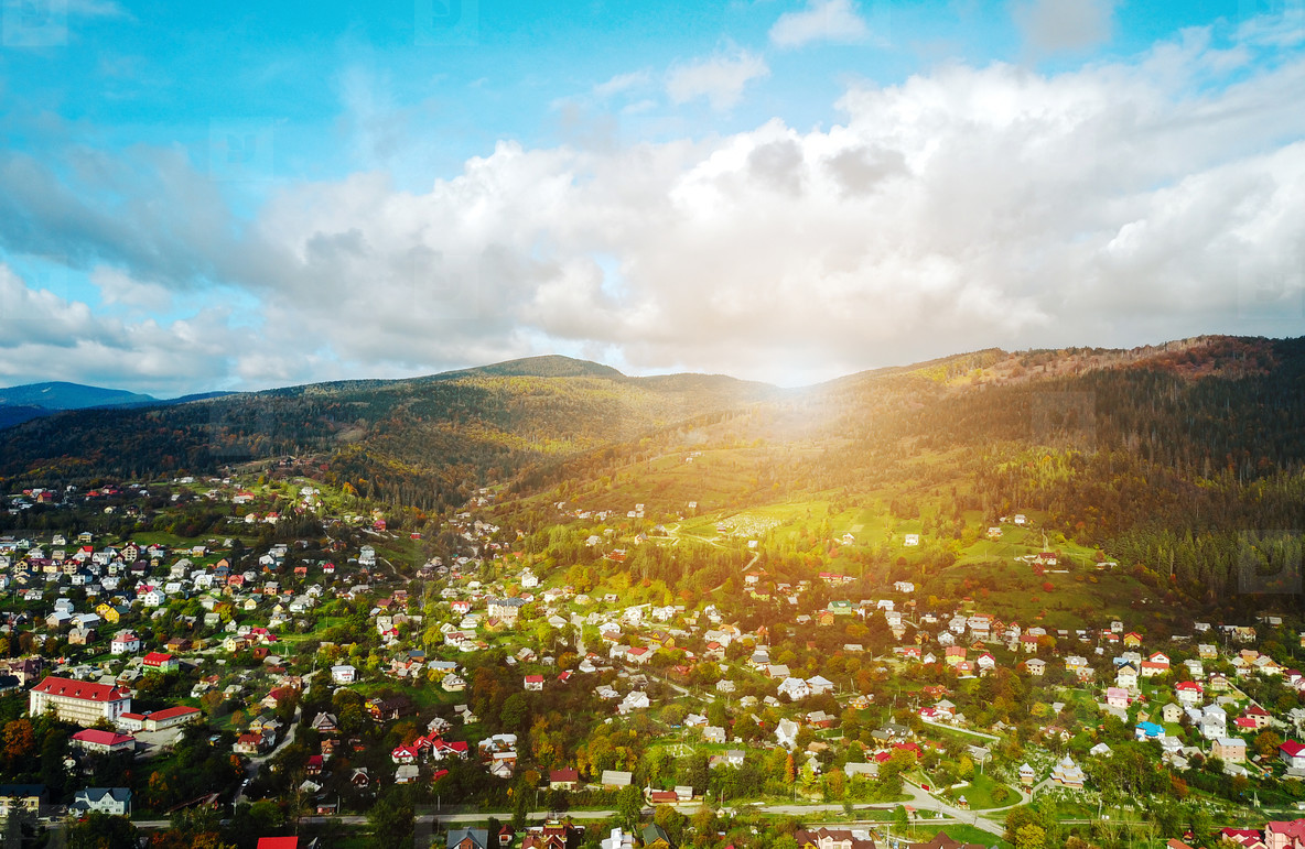 small town in the countryside