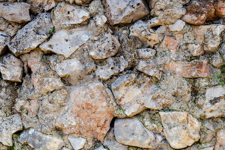 Part of a stone wall  for background or texture