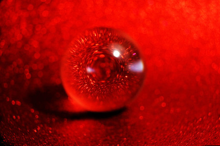 Abstract macro red background