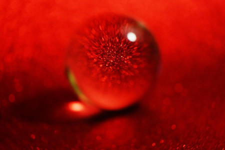 Abstract macro red background