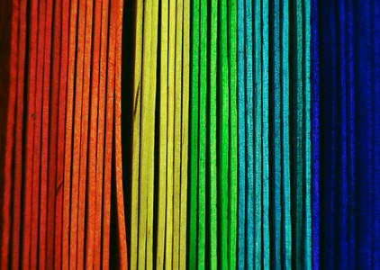 Wood sticks colorful background