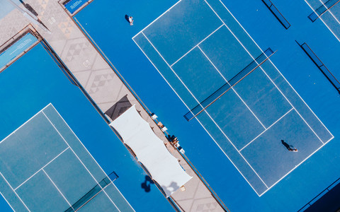 Tennis Courts from Above 05
