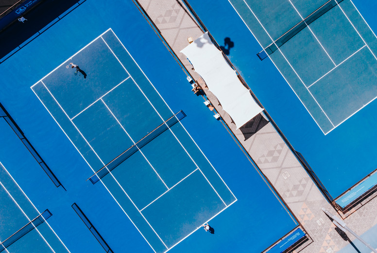 Tennis Courts from Above 04