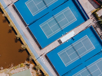 Tennis Courts from Above 01