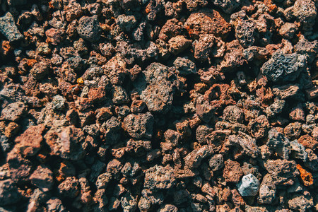 Detail of volcanic rocks