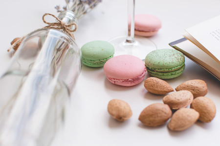 Sweet pause with macarons