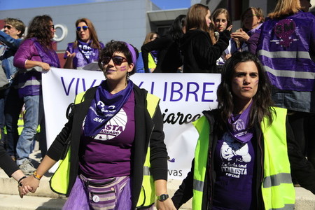 International Womens Day  in Rivas Vaciamadrid Spain