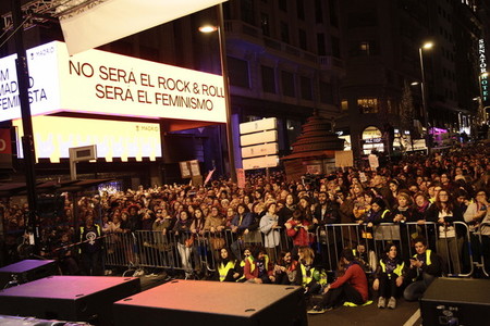 International womens day in Madrid  Spain