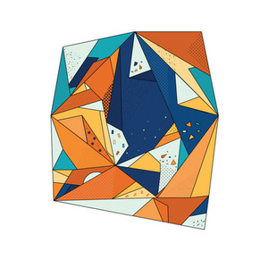 Colored Geometric Crystal 03