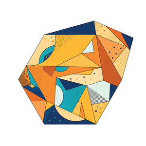 Colored Geometric Crystal 05