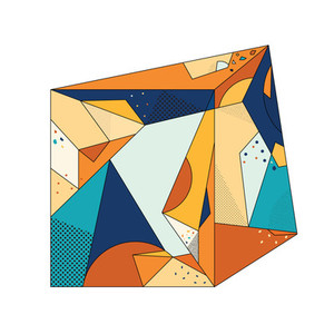 Colored Geometric Crystal 07
