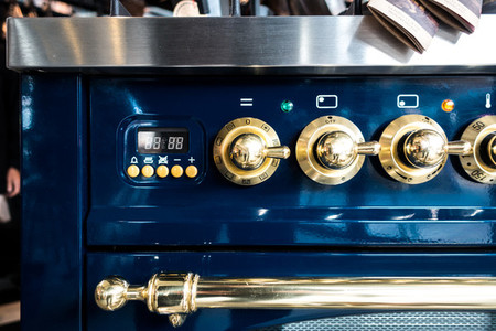 Professional vintage oven detail
