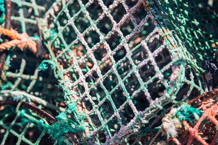 Fish net background texture