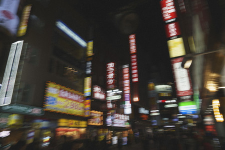 Modern urban city street at night 01