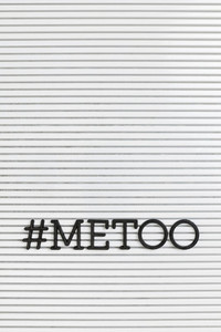 MeToo text on white background 01