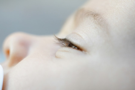 Eye of a newborn baby