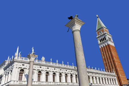 Campanile and Lion of Venice