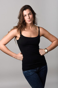 Woman  model of fashion  wearing casual clothes
