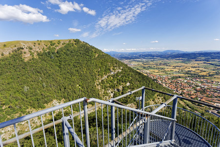 View from Gubbio cable car