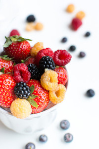 colorful healthy fresh berries