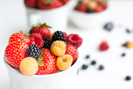 colorful healthy fresh berries
