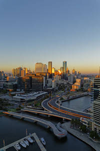 Cityscape View Melbourne CBD