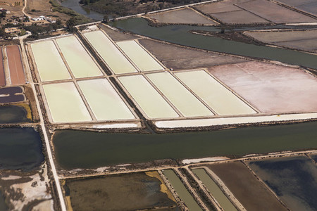 Aerial view rural crops  Faro  Algarve  Portugal