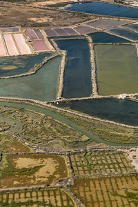 Aerial view  rural crops  Faro  Algarve  Portugal
