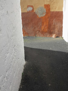 Angular painted walls  Santa Cruz de La Palma  Spain
