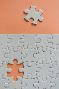 Final missing jigsaw puzzle piece