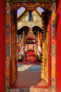 Red Temple Entrance