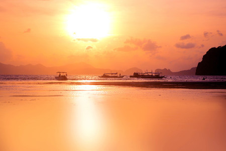 Romantic sunset  Phillippines