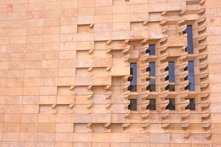 Exterior detail  wall bricks
