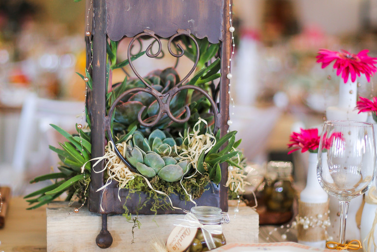 Event centrepiece and table 23