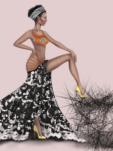 Fashion Girl Illustration 06