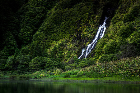 Waterfalls of the Flores Island