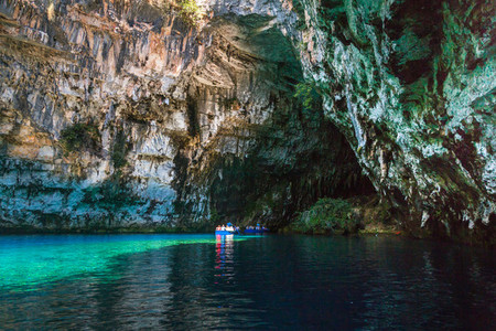 Melissani Cave Kefalonia  Greece