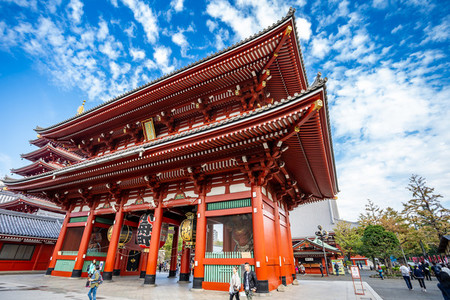 TOKYO  JAPAN   October 17  2018 Sensoji temple in Tokyo or Asak