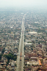 Aerial view Mexico City
