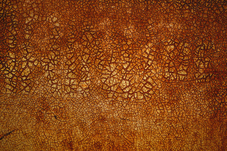 Rusty texture with cracked paint