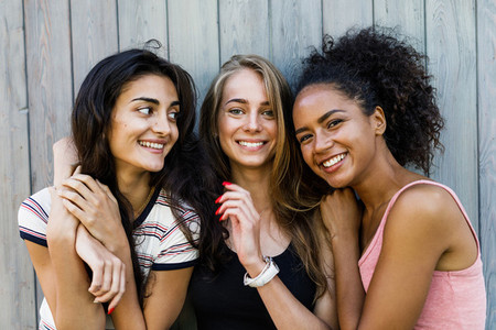 Group of multiracial women