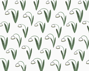 Illustration of daffodils on white background