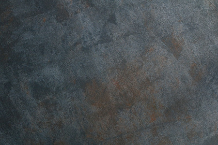 The steel textured background with rust