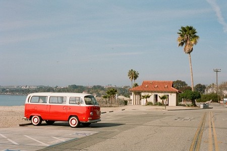 VW Van at a State Park in So Cal
