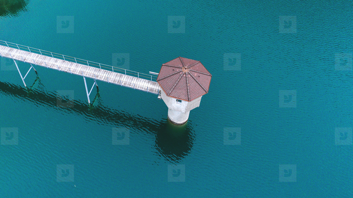 Switzerland Landscape view from above