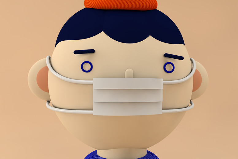 boy character with mask