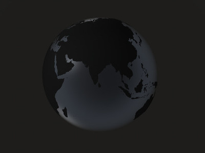 black globe     asia  india