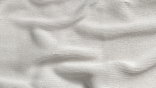 Fabric warm white sweater